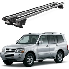 Today Auto Mitsubishi Pajero 5d (2006-2011) Uyumlu Gri Ara Atkı Port Bagaj Tavan Barı