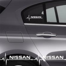 Allivo Nissan Terrano Için Özel Yeni Uyumlu Aksesuar Oto Ritim Özel Yeni Sticker 2 Adet 20*9 cm
