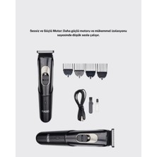 No35 Ergonomik Tasarımlı, 3 Taraklı Profesyonel Şarjlı Saç Sakal Tıraş Makinesi