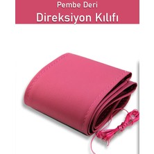 Allivo Subaru Legacy Pembe Özel Süper Deri Dikişli Direksiyon Kılıfı