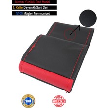 Allivo Seat Ibiza Özel Süper Deri Direksiyon Kılıfı, Kırmızı Yüzüklü Spor Dikiş