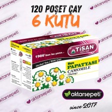 Tisan Papatya Çayı | 6 Kutu | 120 Poşet Çay