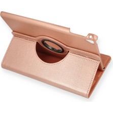 Eco Port Ipad 9.7 (2018) Kılıf 360 Tablet Deri Kılıf - Rose Gold