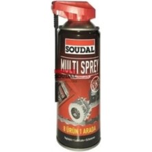 Soudal 8 Ürün Birarada Multı Sprey 400 ml Bozulmaz Ürün Yağlacı ve Temizleyici Amaçlıdır.