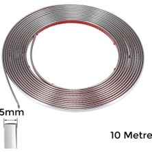 LTG Nova Yapışkanlı Nikelaj Şerit Bant Çıta 5mm 10 Metre Krom