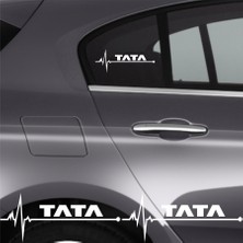 Allivo Tata Manza Için Özel Yeni Uyumlu Aksesuar Oto Ritim Özel Yeni Sticker 2 Adet 20*9 cm