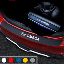 Allivo Opel Omega Için Özel Yeni Uyumlu Aksesuar Oto Bagaj ve Kapı Eşiği Özel Yeni Sticker Seti Karbon