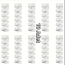 Epro Spiral Kablo Koruyucu Tüm Telefonlara Uyumlu Silikon Şarj Kulaklık Kablo Koruma 10 Adet