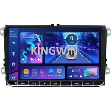 Kingwin 9 Inç Volkswagen Skoda Uyumlu Android Carplay  Multimedya Arka Kamera Hediye