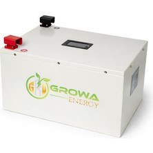 Growa Energy 25,6V 200AH Lifepo4 Lityum Akü – Uzun Ömürlü, Yüksek Performanslı Enerji Depolama Çözümü