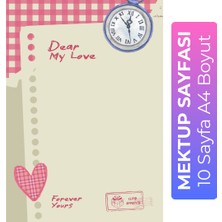 Organik Yolda 10 Sayfa Mektup Kağıdı A4 Boyut M6