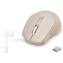 Rivera Tech Rvrstr4 Kablosuz Mouse 600/1600 Dpi - Altın HDX3408P