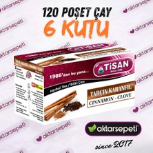 Tisan Tarçın Karanfil Çayı | 6 Kutu | 120 Poşet Çay