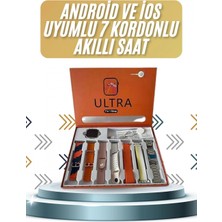 MiraLive 7 Kordonlu Akıllı Saat Plastik Kordon Hasır Kordon Çelik Kordon