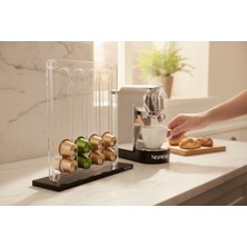 Acria Nespresso Uyumlu Çift Taraflı Kahve Kapsülü Tutucu Kapsül Organizeri ve Kahve Köşesi Düzenleyici Stand