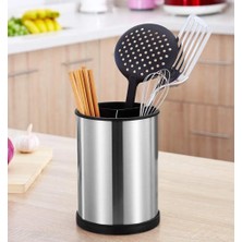 Skygo Paslanmaz Çelik 3 Bölmeli 360 Derece Dönebilen Kaşıklık