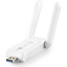 Marsilyan USB Wifi Adaptör AC650 Dual Band - Beyaz UAC27DB