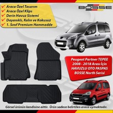Peugeot Partner Paspas Araca Özel 2008-2018 Derin Havuzlu Bosse North Serisi