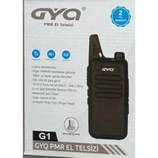 No35 Gyq-Qg1 Pmr El Telsizi 10 Km Mesafeli Siyah Tekli Paket