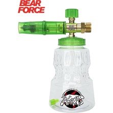 Robeve Bear Force Foam Lance Köpük Yapıcı Aparat 1l Köpük Aparatı Basınçlı Yıkama Makineleri Için Köpük Aparatı Çift Nozzle ile Birlikte Foam Canon