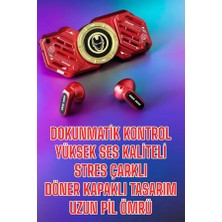 Zenvia Bluetooth Kulaklık Stres Çarklı Döndürülebilir Uzun Şarj Süreli Oyuncu Kulaklığı