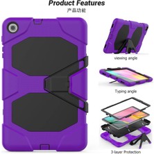 Akman Newface Samsung Galaxy T510 Tab A 10.1 Kılıf Griffin Tablet Kapak - Mor