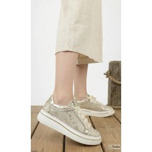 Mammamia Kadın Ortopedik Hakiki Deri Spor Tarzgünlük Kalın Taban Ayakkabı M27YA/3890