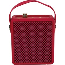 Avcı Teknoloji Market Vintage Görünümlü Deri Saplı Bluetooth Speaker Taşınabilir Şarjlı Kablosuz Ses Kutusu