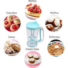 Çerçici Pancake Machine Mikser Krep Makinesi Hamur Dağıtıcı Mekanizmalı