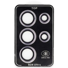 Akman Joko Samsung Galaxy S24 Ultra Pvd Metal Kamera Lens - Pembe