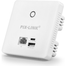 Nemere Duvar Tipi Wifi Access Point Poe Destekli 300 Mbps - Beyaz LV-CAP08
