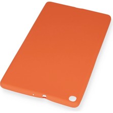 Akman Newface Samsung Galaxy T510 Tab A 10.1 Kılıf Evo Tablet Silikon - Turuncu