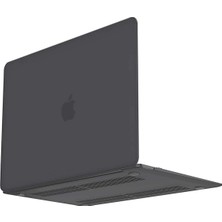 Akman Newface Macbook Pro 13 2020 Macbook Buzlu Kapak - Füme