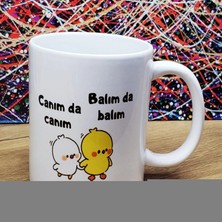 MiraLive Canım Da Canım Balım Da Balım Tasarımlı Kupa Bardak