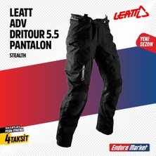 Leatt Adv Dri-Tour 5.5 Uzun Siyah Motosiklet Pantolonu