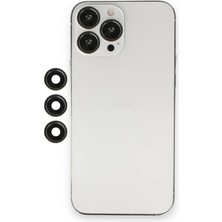 Akman Newface iPhone 12 Pro Max Shine Kamera Lens - Siyah