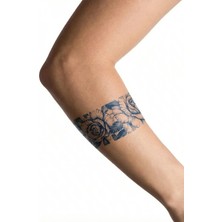 1 Ay Kalıcı 24 Saat Sonra Kararan Band  Şerit Geçici Dövme Tattoo