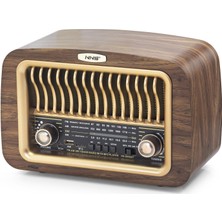 Nuveden Bluetooth Nostaljik Hoparlör Fm 285 x 133 x 189 cm NS6656BT DIE-RSTG34