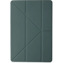 Akman Newface Xiaomi Redmi Pad Kılıf Kalemlikli Mars Tablet Kılıfı - Koyu Yeşil