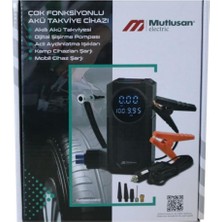 Verto Mutlusan 10.000 Mah Çok Fonksiyonlu Akıllı Akü Takviyesi-Dijital Şişirme Pompası-I (999 999 53001)