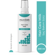 Muvilab Milk Keratin Kolajen Saç Bakım Sütü Besleyici Keratin Milk Kolay Saç Tarama Hacim Veren Saç Spreyi