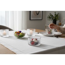 Acria  Riva 4lü Sosluk ve Çerezlik Seti Sunum Kasesi, Çok Amaçlı Kahvaltı ve Atıştırmalık Düzenleyici