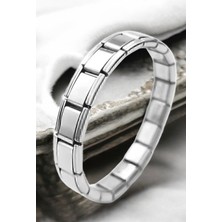 Katilus Italyan Charm Bileklik Çelik -Gümüş Renk