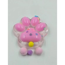 LunaDefano Şeffaf Kedi Patisi Squishy Stress Oyuncağı Jel Sıkma Oyuncak Antistres Paw Squeeze Toy