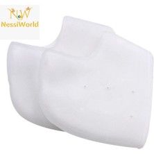 NW NessiWorld Silikon Topuk Çorabı Beyaz Renk
