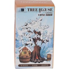 NessiWorld P2598 Ağaçev 250 Parça Block Oyuncak