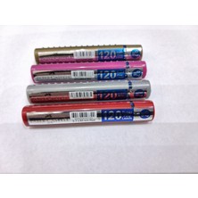 Faber-Castell Faber Castell Grip Min 0,7 2b 60 mm 120'LI Tüp 4 Adet(Gold Pembe Gri Kırmızı)
