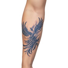 1 Ay Kalıcı 24 Saat Sonra Kararan Anka Kuşu Model Geçici Dövme Tattoo