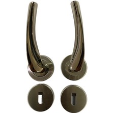 Aesco Sofuoğlu Rozet Lerzan Nikel Saten Oda Kapı Kolu