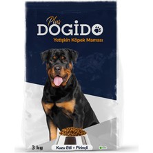 Dogido Plus Kuzu Etli Pirinçli Yetişkin Köpek Maması 3 kg
